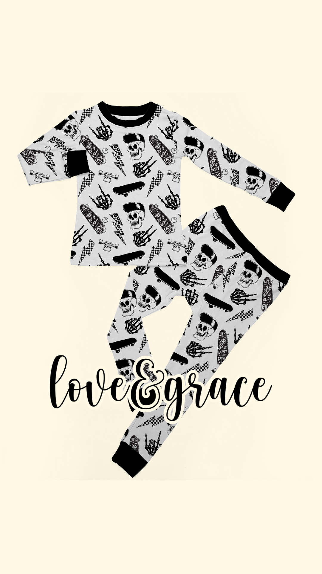 night rider two piece pjs