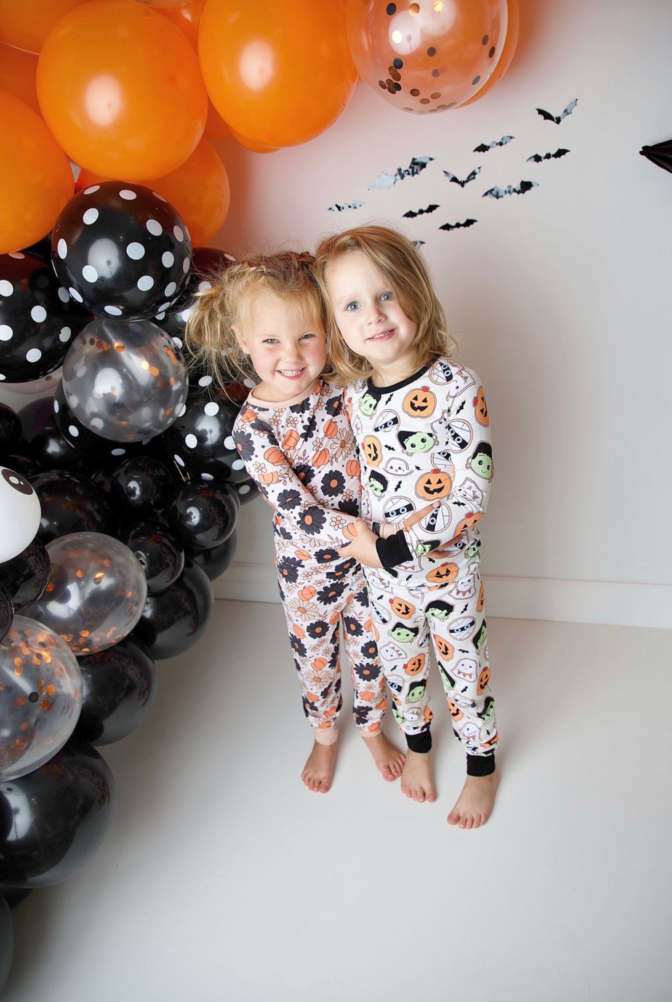 pumpkin petals two piece pjs