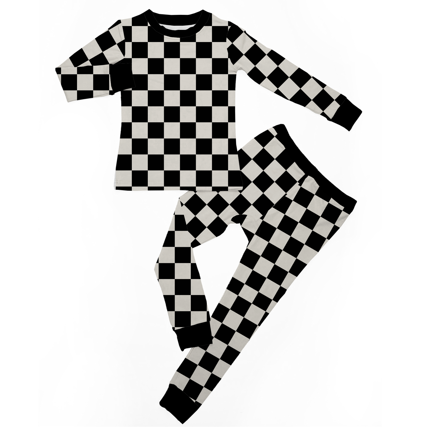 lights out liquorice two piece pjs