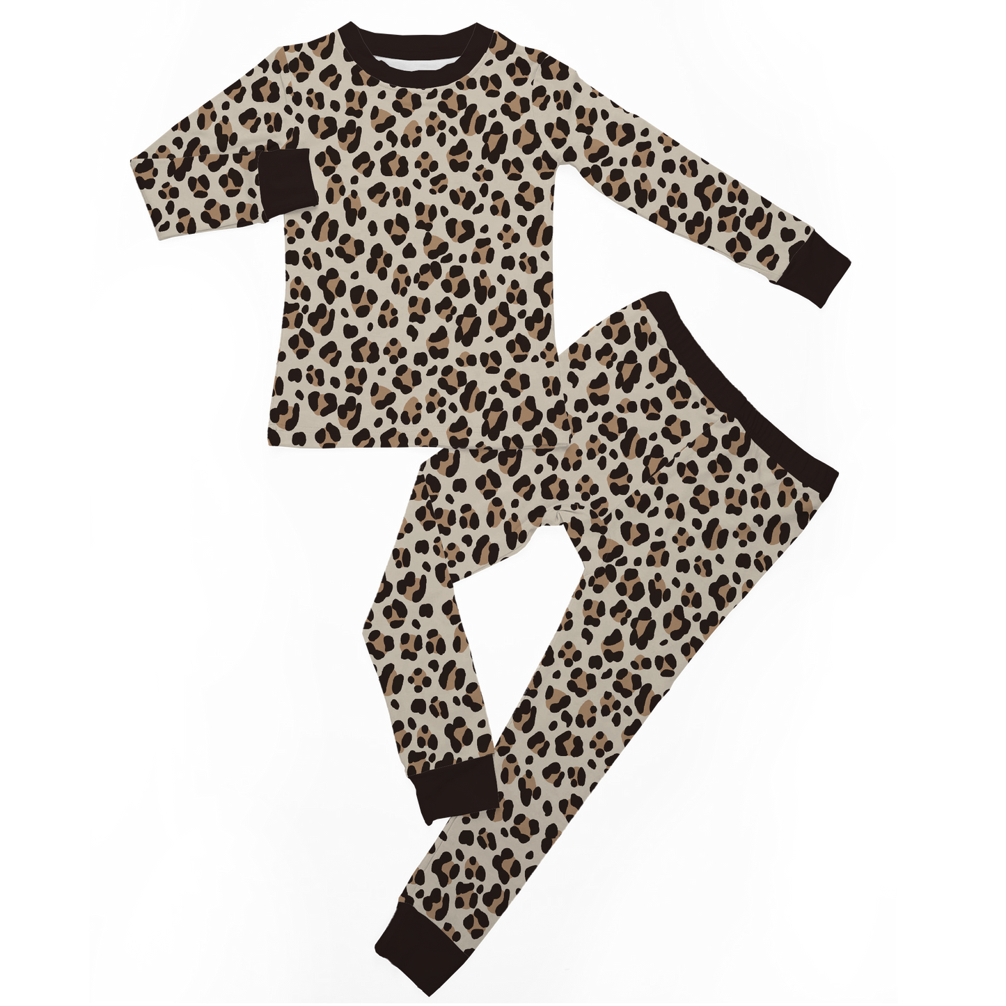 spotted snuggles two piece pjs