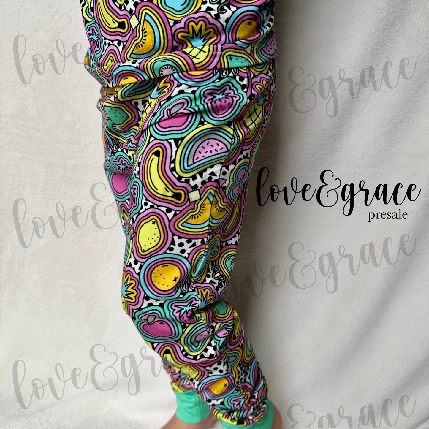 fruit frenzy toddler jammies