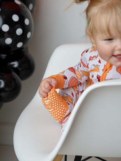 goodnight, cutie pie zip romper