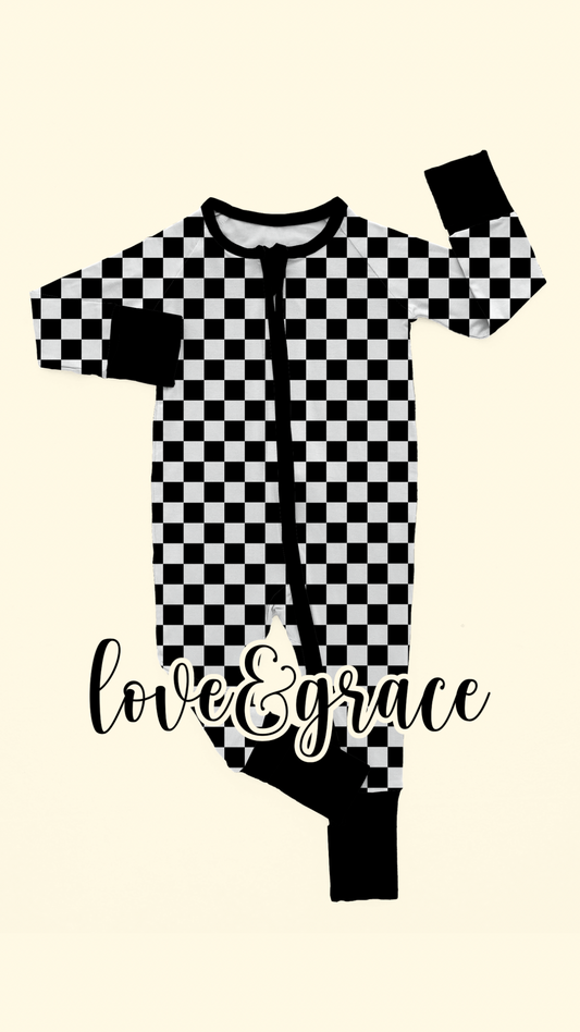 lights out liquorice zip romper