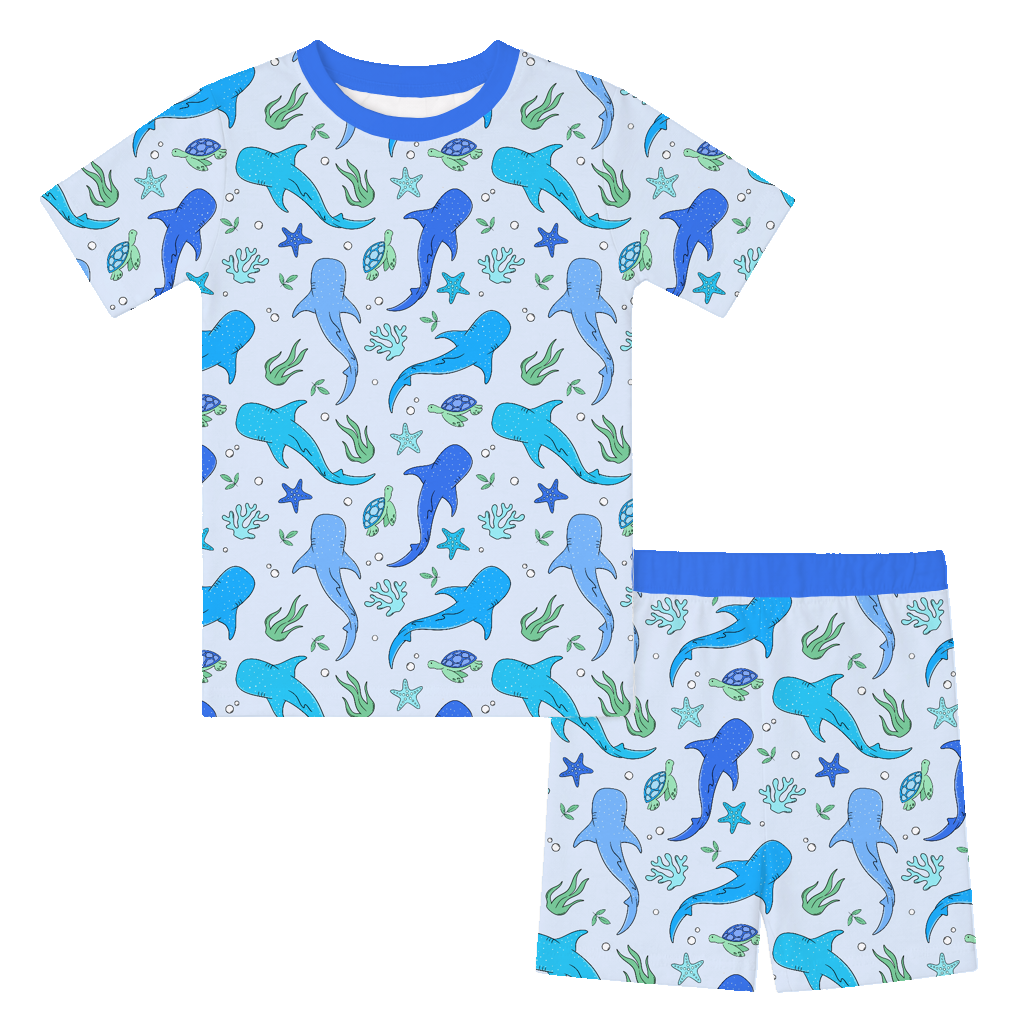 fin-ally bedtime two piece short set