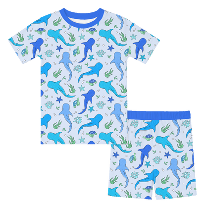fin-ally bedtime two piece short set