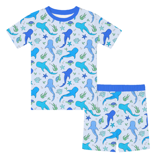 fin-ally bedtime two piece short set