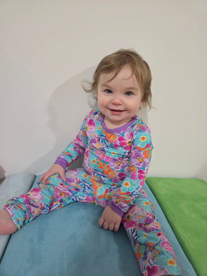 petal pop two piece pjs