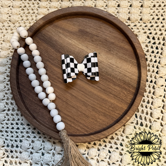 checkered bows (individual)