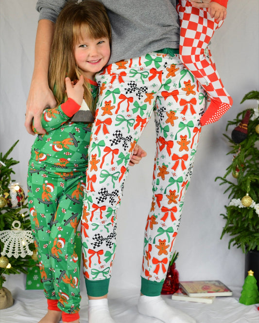 bow what fun! mama pj pants