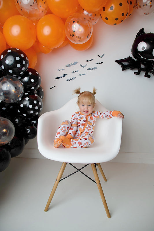 goodnight, cutie pie zip romper