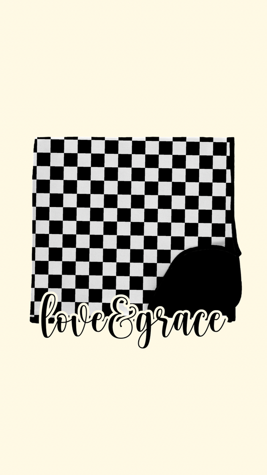 lights out liquorice blanket (50x50)