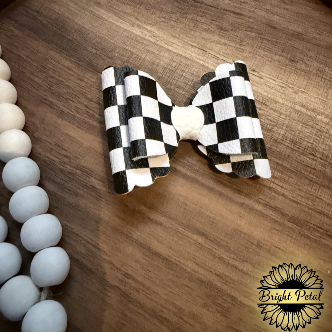 checkered bows (individual)