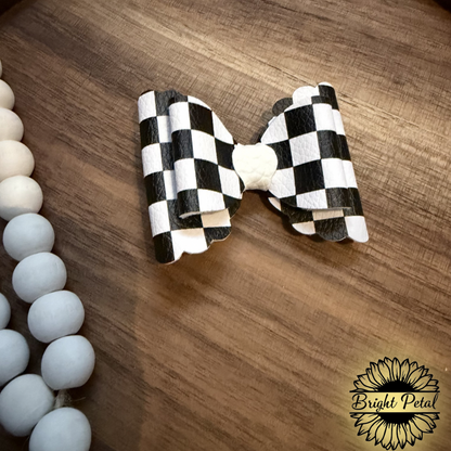 checkered bows (individual)
