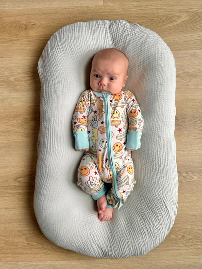 later skater zip romper