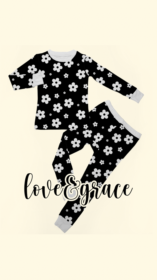 bedtime blossoms two piece pjs