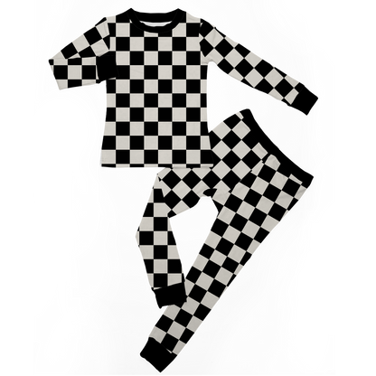 lights out liquorice two piece pjs