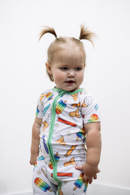 summertime sweets zip romper