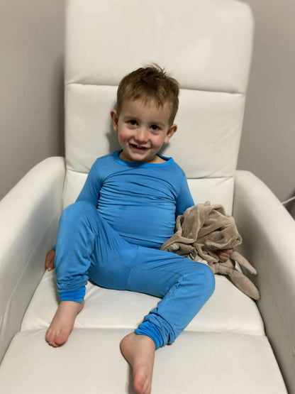 blue raspberry two piece pjs