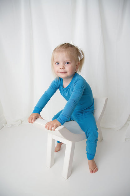 blue raspberry two piece pjs