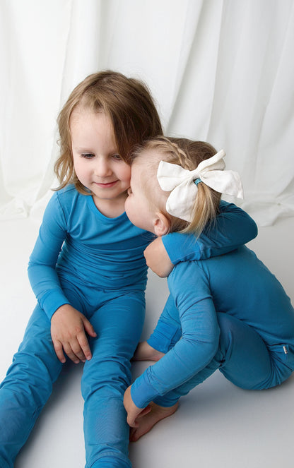 blue raspberry two piece pjs