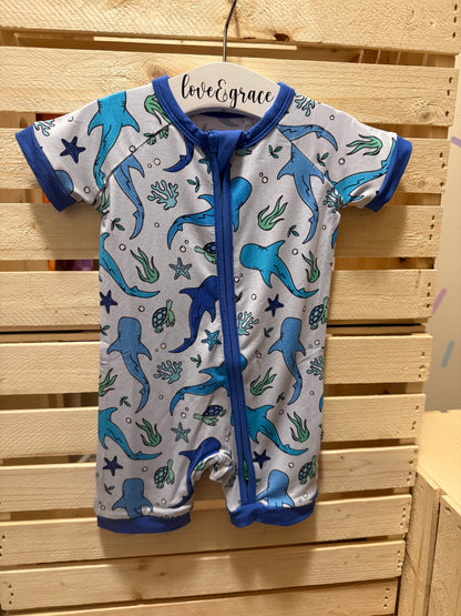 fin-ally bedtime zip shorty