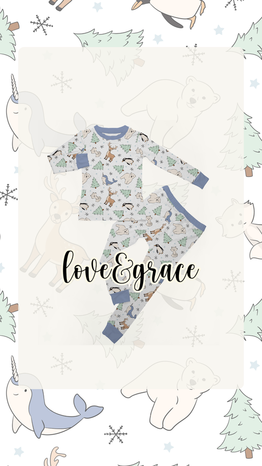 northern neighbours two piece pjs
