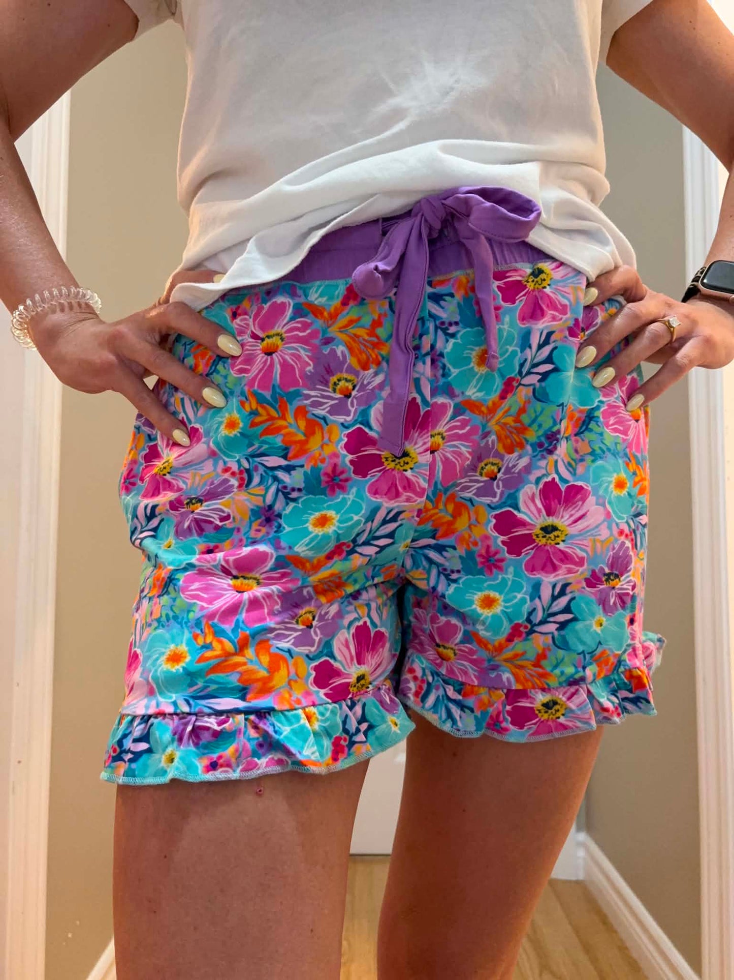 petal pop mama shorts