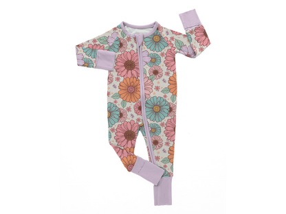 you grow girl zip romper